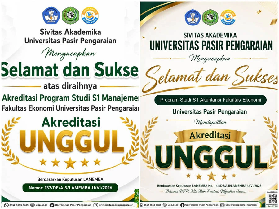 Fakultas Ekonomi UPP Resmi Raih Akreditasi “UNGGUL”, Perkuat Komitmen Cetak Lulusan Berdaya Saing Nasional